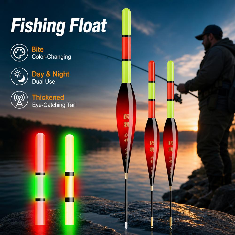 Fishing Lure Topwater - Светящийся поплавок Sliding Glow: яркий и