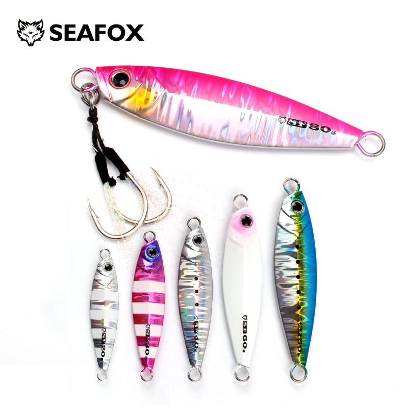 Fishing Lure Spoon - SF10 Japen металлическая литая джиг-ложка 20/30/40/60/80
