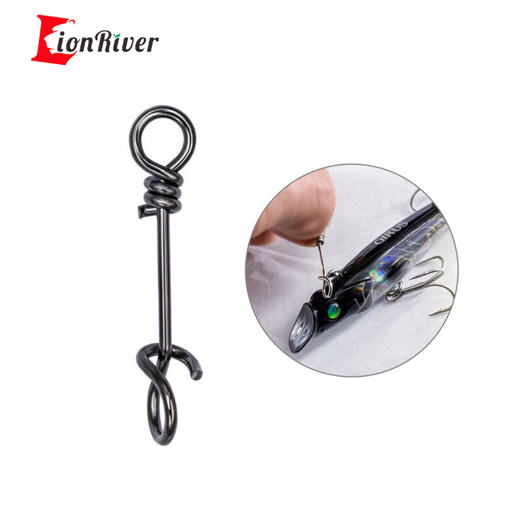 Fishing Lure Accessories - LIONRIVER 100 шт. рыболовные пружинные зажимы