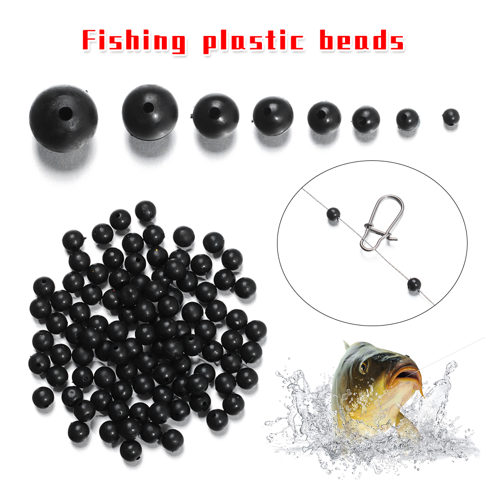Fishing Lure Accessories - 100 шт./лот, рыболовные бусины, космическая пробка,