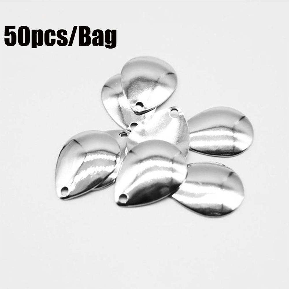 Fishing Lure Spinner - 50 шт. вращающихся блестящих лепестков из