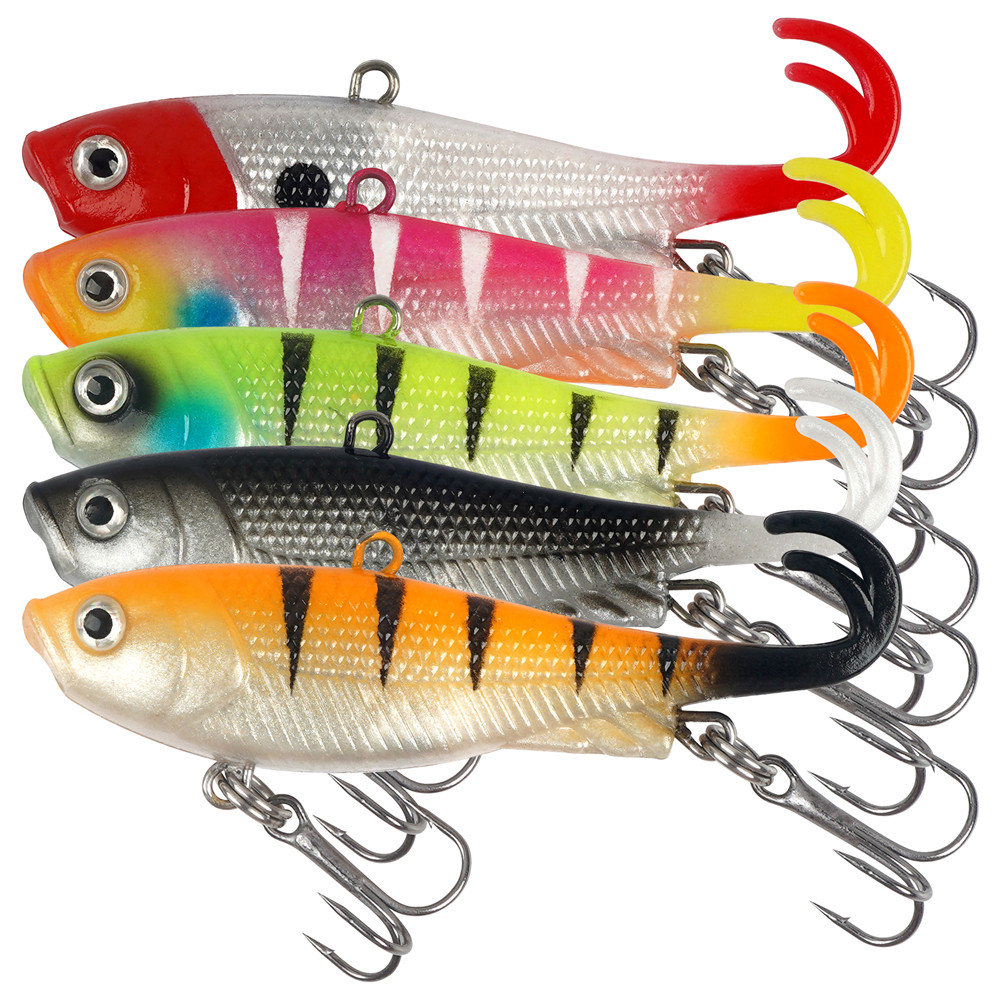 Fishing Lure Swimbait - 5 шт. предварительно оснащенные воблеры с