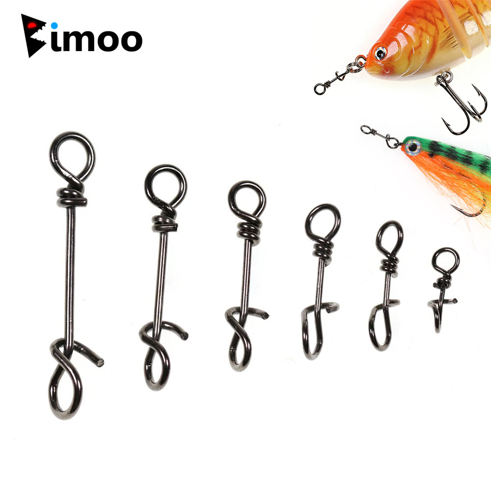 Fishing Lure Accessories - Bimoo 50 шт. быстросъемные пружинные зажимы