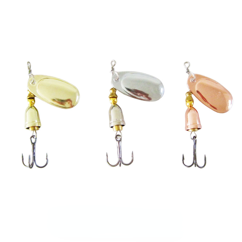 Fishing Lure Spinner - Металлическая приманка, латунная жесткая искусственная ложка,