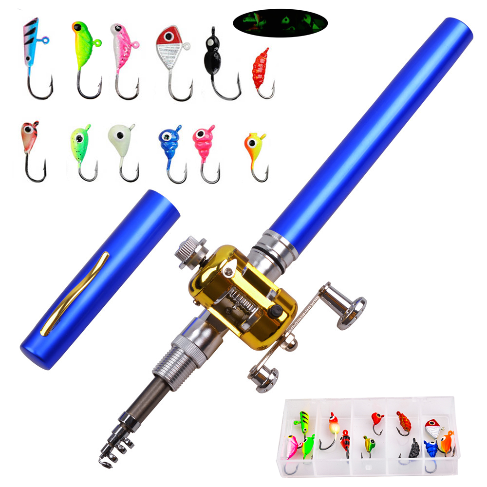 Fishing Lure Jig - Мини-удочка для подледной рыбалки, комплект из
