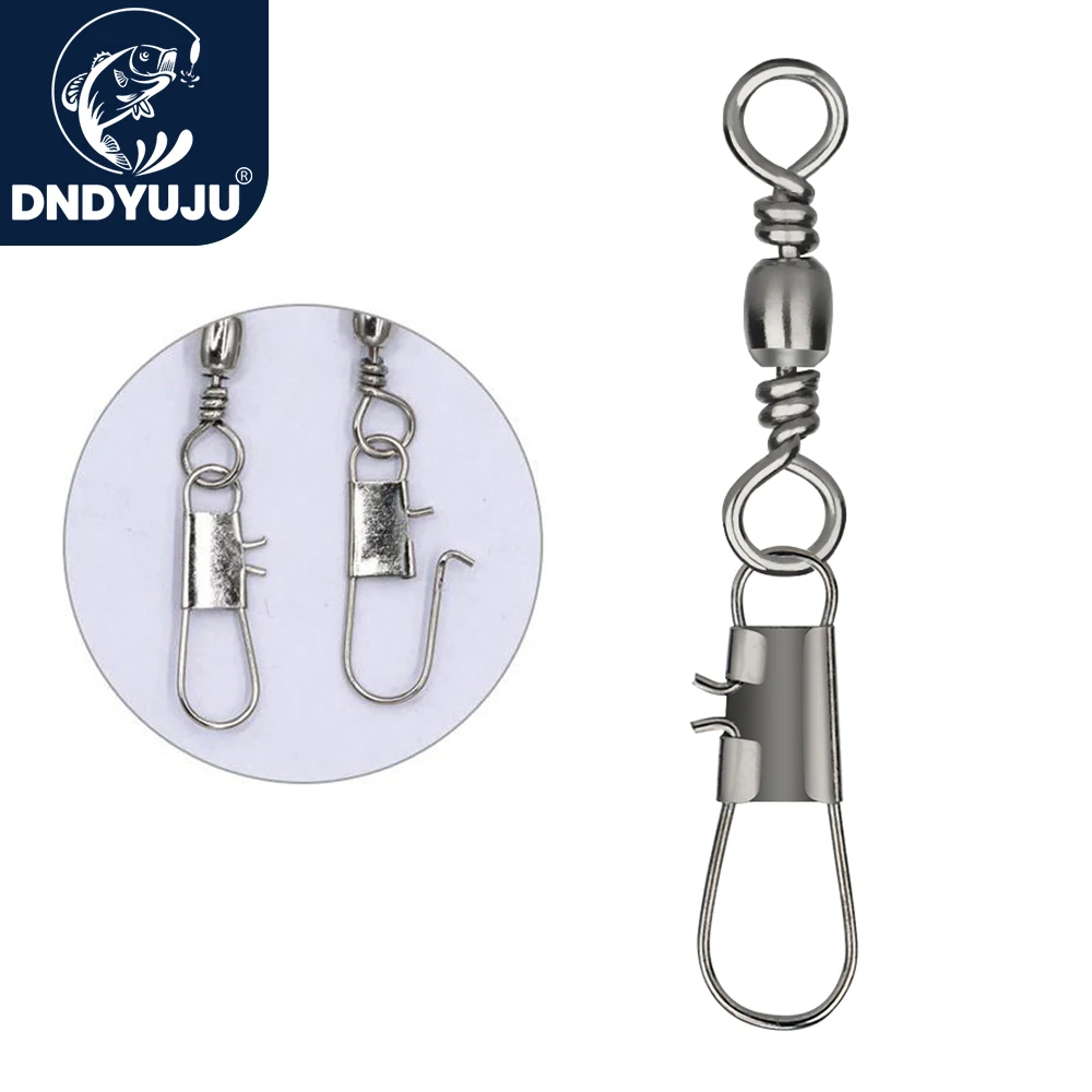 Fishing Lure Accessories - 50 шт. рыболовных вертлюгов-карабинов из углеродистой