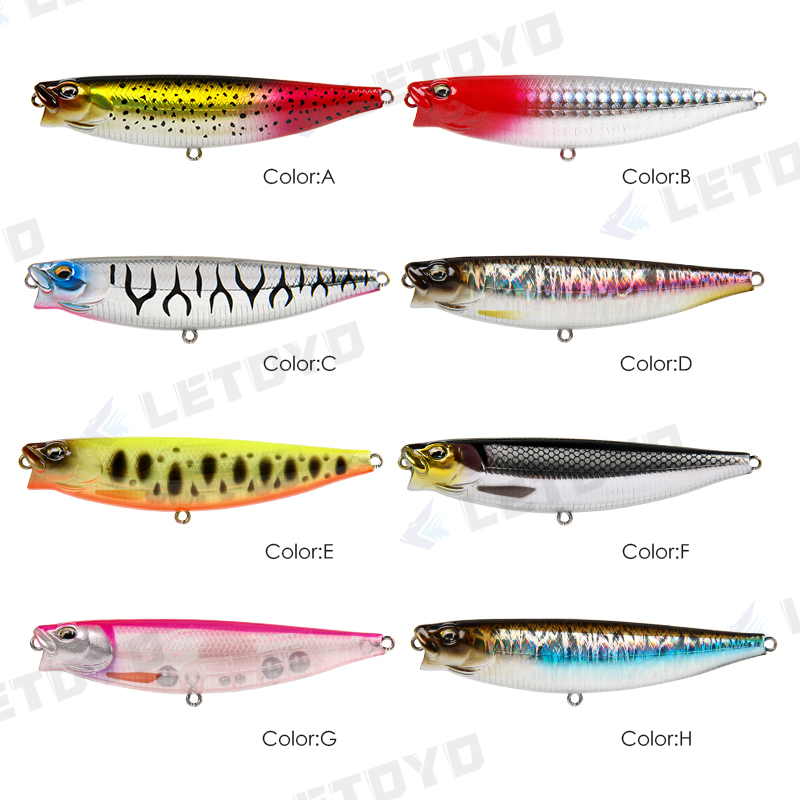 LETOYO 65 мм 5 г/90 мм 10 г, П – обзор и цена Fishing Lure Topwater