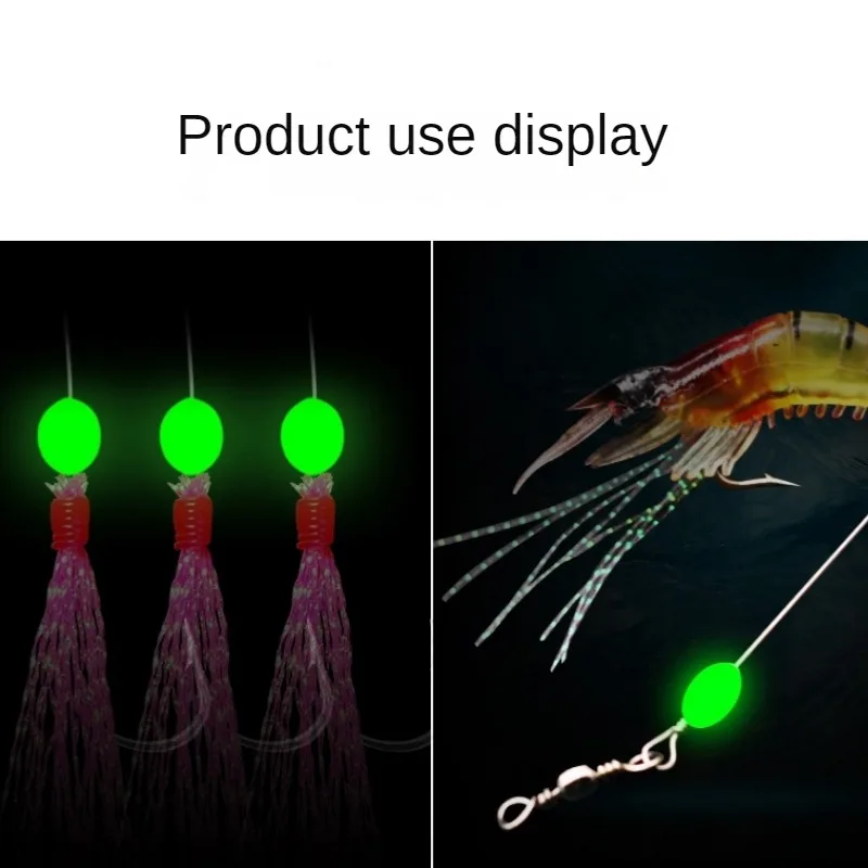 100 шт./лот овальные ночные св – обзор и цена Fishing Lure Topwater