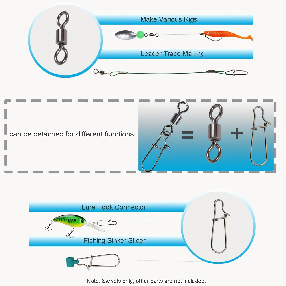Набор рыболовных соединителей  – обзор и цена Fishing Lure Accessories