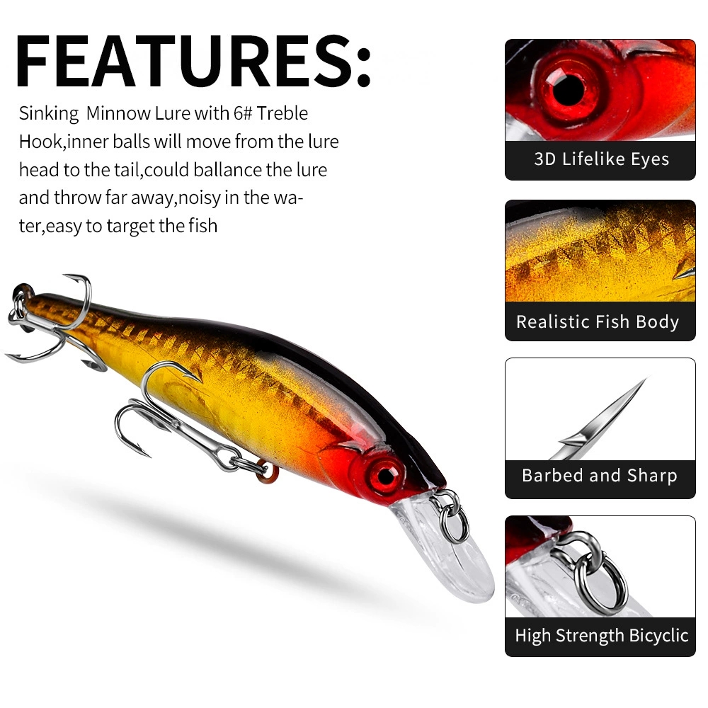 Воблеры-приманки для рыбалки н – обзор и цена Fishing Lure Jerkbait