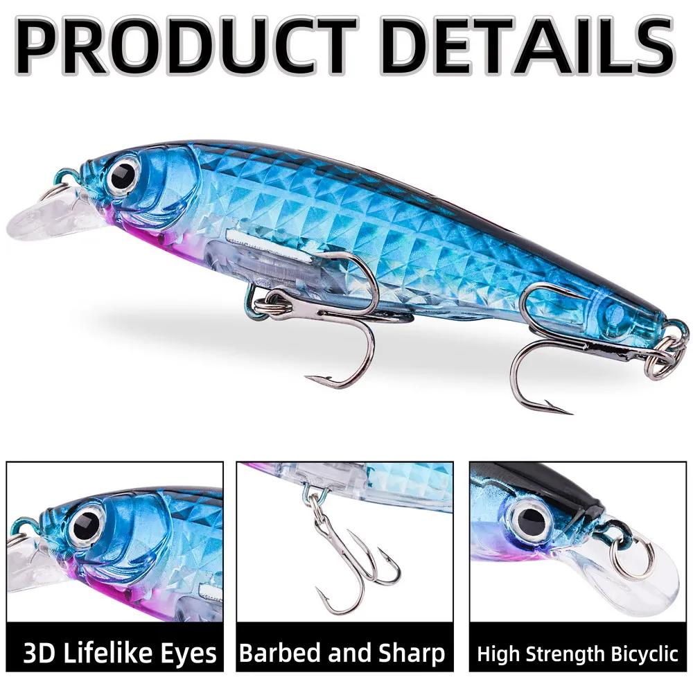 1 шт., лазерная рыболовная при – обзор и цена Fishing Lure Swimbait