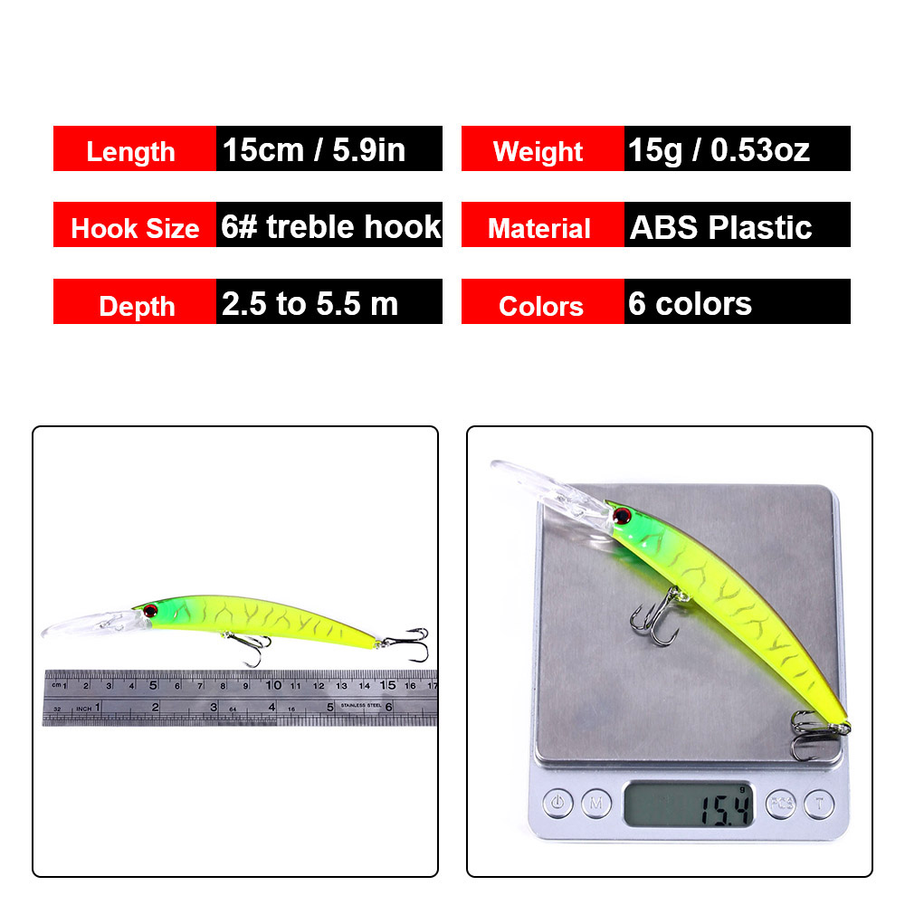 1 шт., 15 см, 15 г, джеркбейт  – обзор и цена Fishing Lure Spinner
