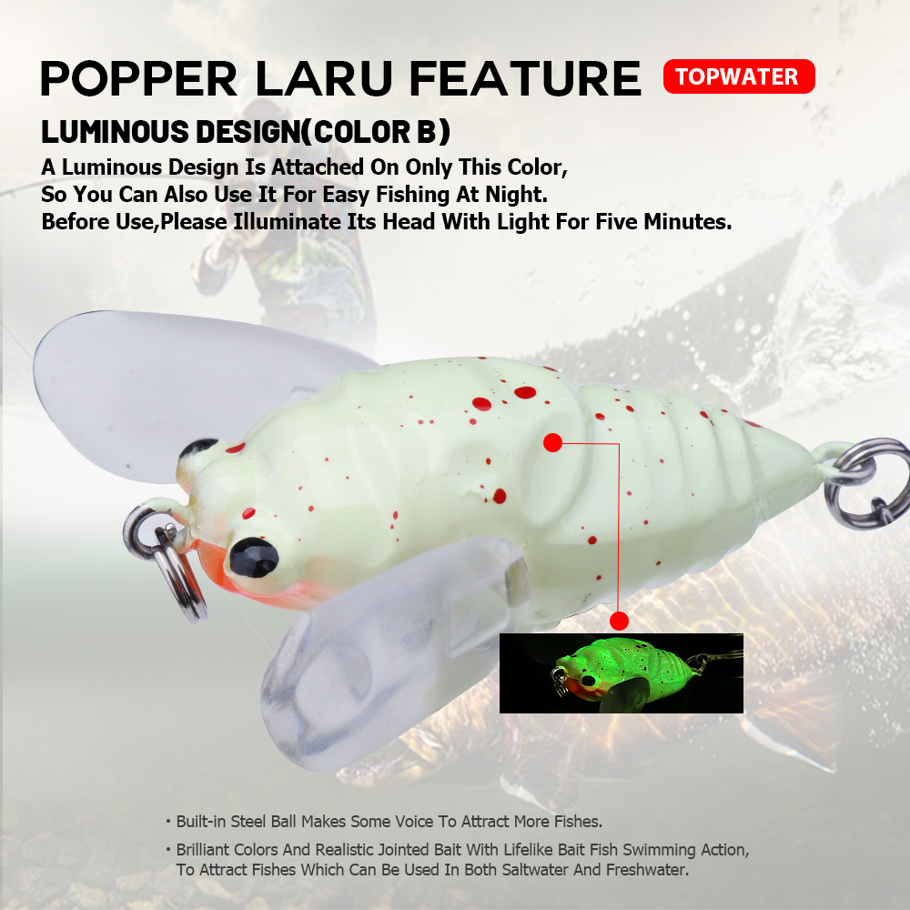 Приманка-Поппер для ловли щуки – обзор и цена Fishing Lure Popper