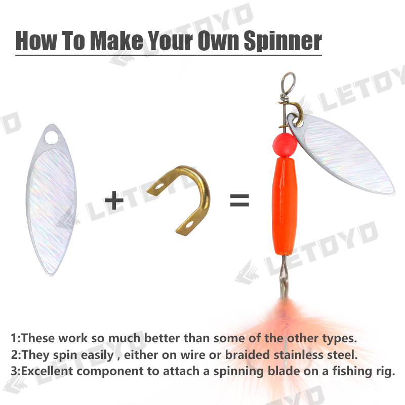 100 шт. Складная U-образная ры – обзор и цена Fishing Lure Spinner