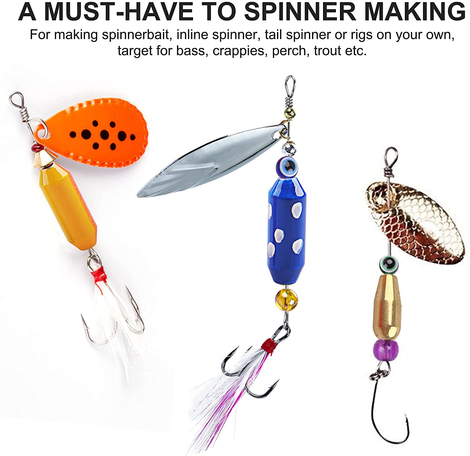 10 шт., латунные рыболовные пр – обзор и цена Fishing Lure Spinner