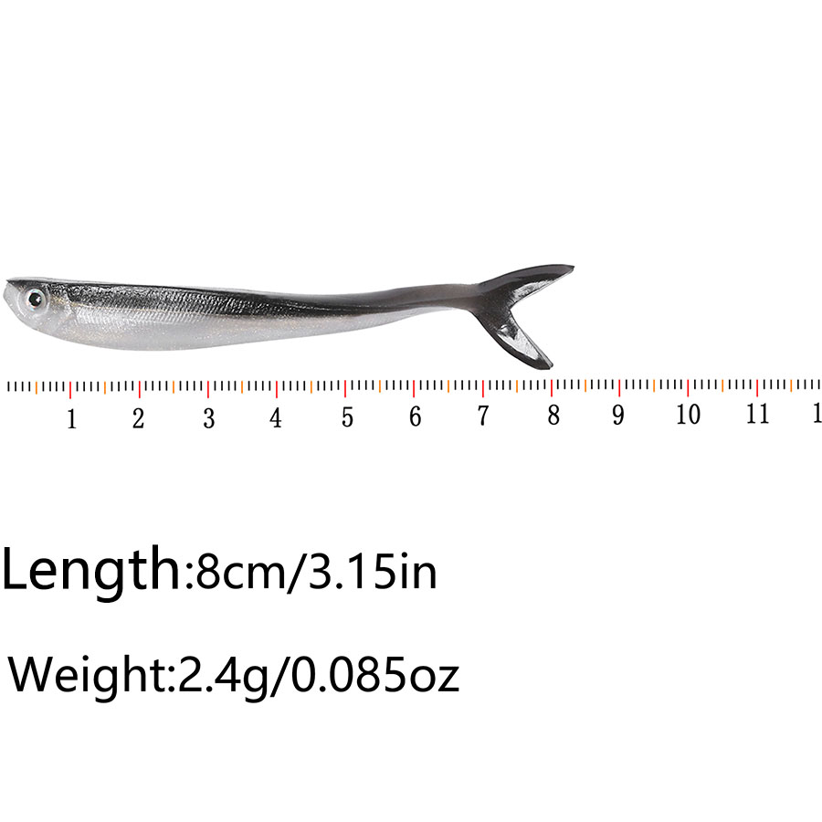 Набор из 10 мягких приманок Ea – обзор и цена Fishing Lure Swimbait