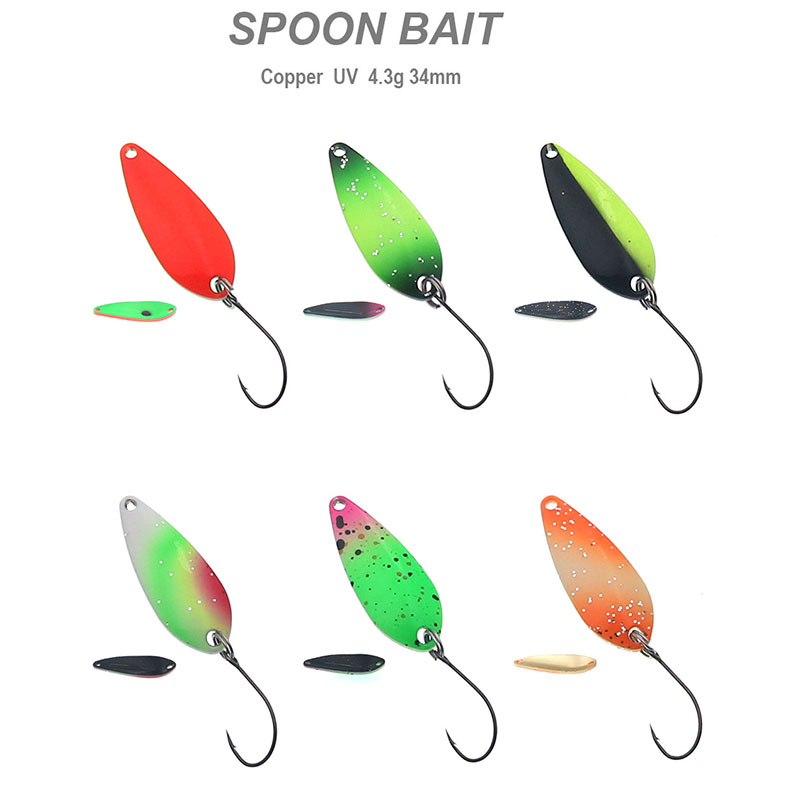 Рыболовная ложка 4,3 г 34 мм У – обзор и цена Fishing Lure Spoon