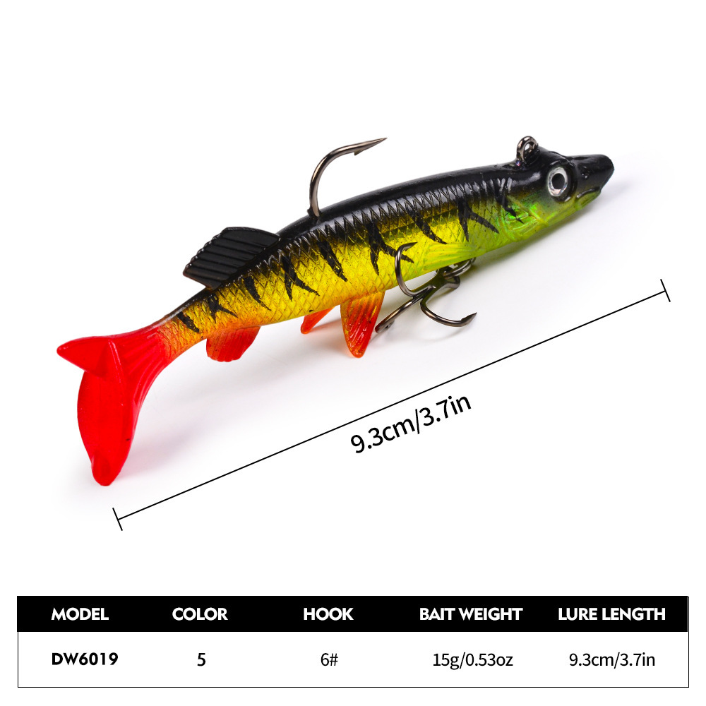 Мягкая приманка LHFSH 9.3см 15 – обзор и цена Fishing Lure Swimbait