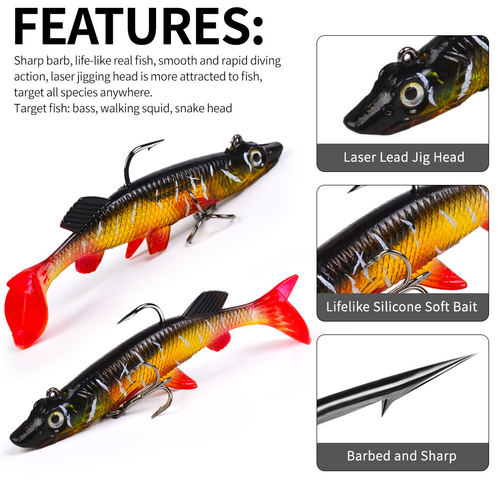 Мягкая приманка LHFSH 9.3см 15 – обзор и цена Fishing Lure Swimbait