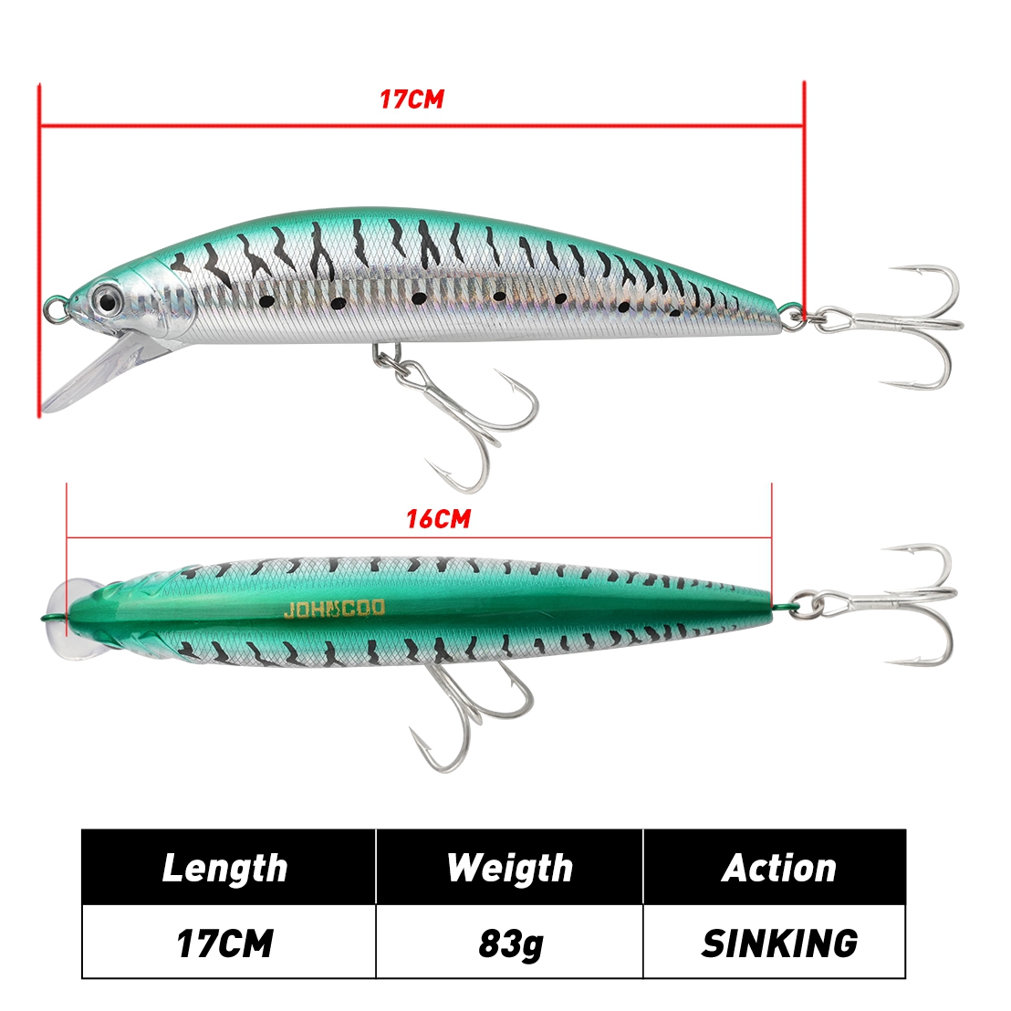 Тяжелый тонущий воблер-минноу  – обзор и цена Fishing Lure Swimbait
