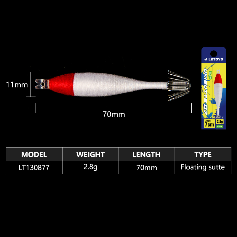 LETOYO светящийся УФ-хлопковый – обзор и цена Fishing Lure Topwater