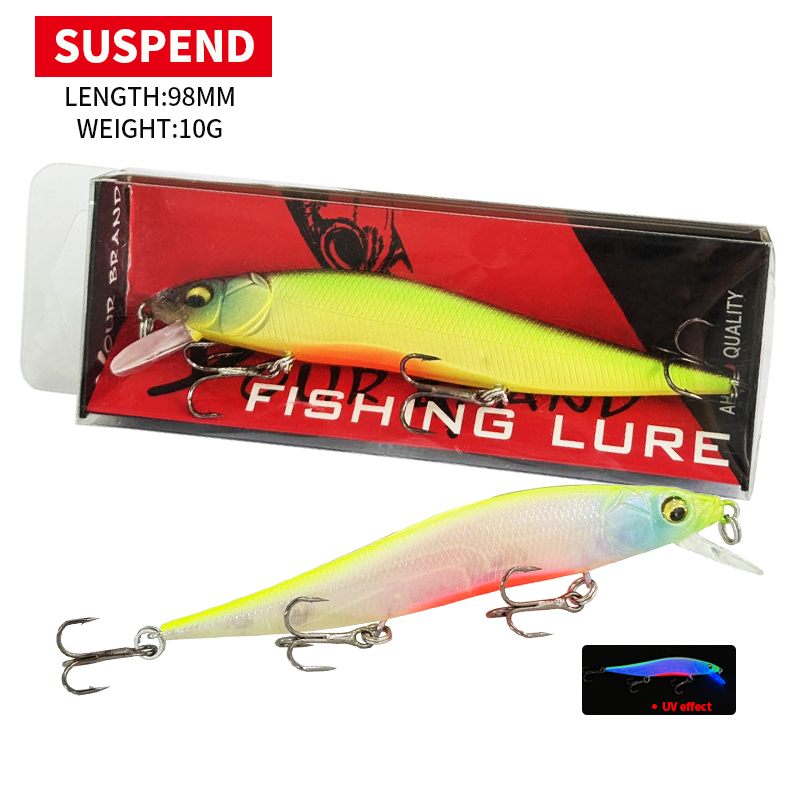 Воблер-минноу AURORA 98SP, 98  – обзор и цена Fishing Lure Jerkbait