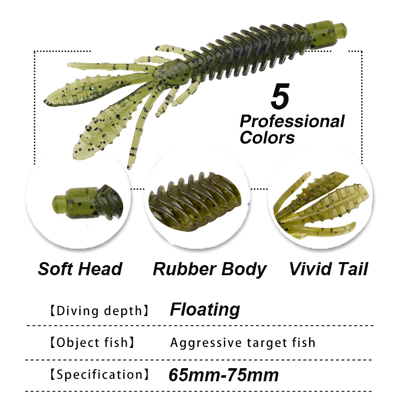 5 шт., мягкие силиконовые рыбо – обзор и цена Fishing Lure Swimbait