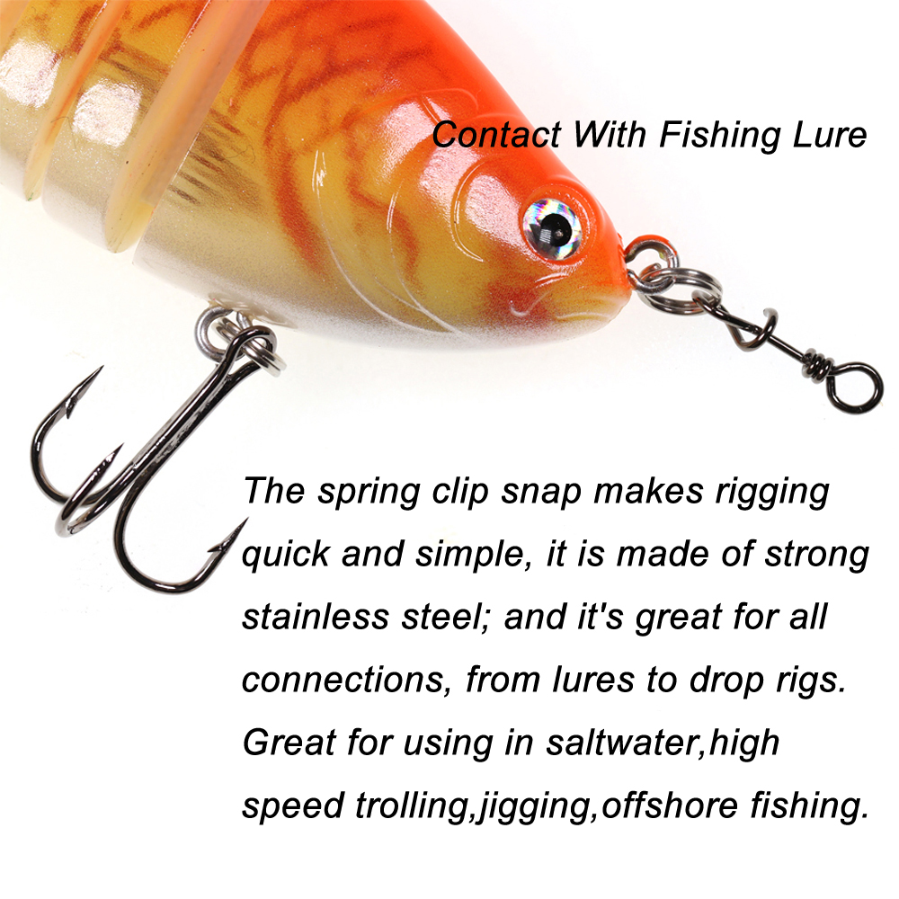 Bimoo 50 шт. быстросъемные пру – обзор и цена Fishing Lure Accessories