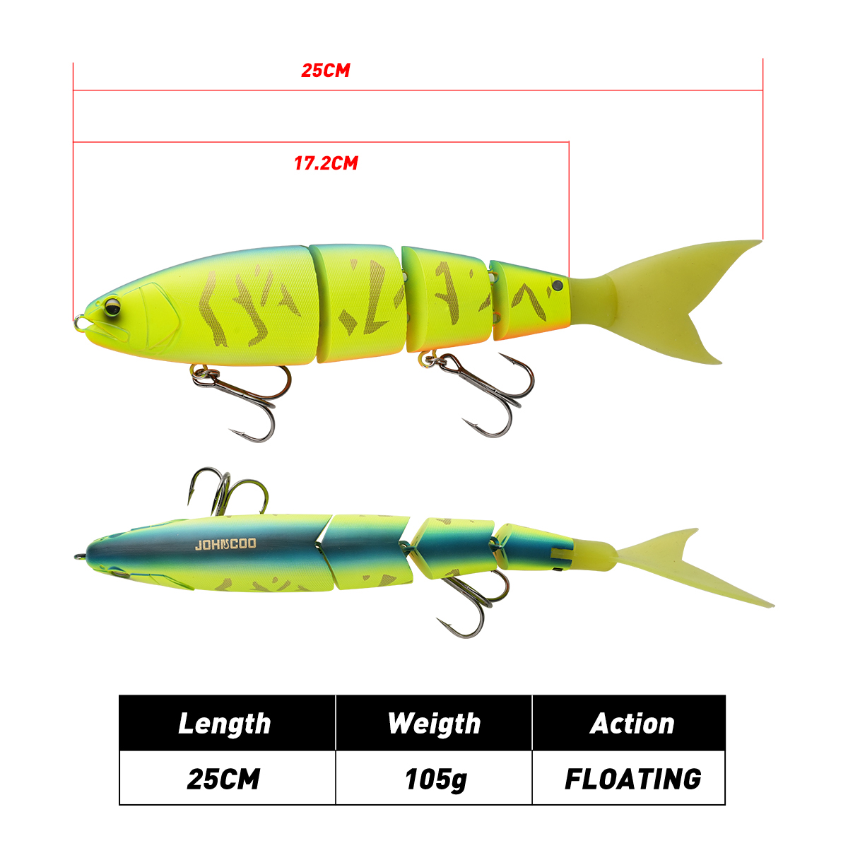 Рыболовная приманка Johncoo, 2 – обзор и цена Fishing Lure Topwater
