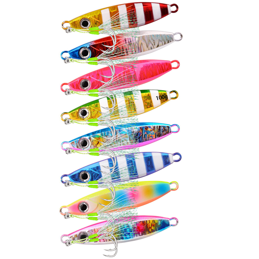 1 шт., 40 г, 60 г, 80 г, 100 г – обзор и цена Fishing Lure Spoon