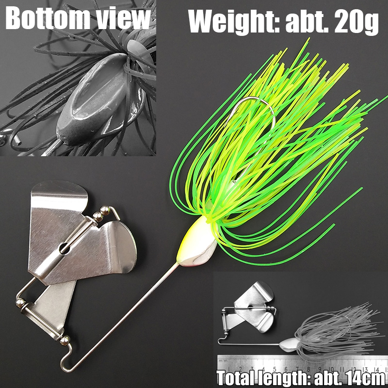 Wusanban Lunker Spinner Baits  – обзор и цена Fishing Lure Buzzbait