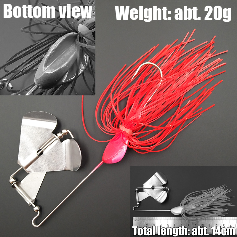 Wusanban Lunker Spinner Baits  – обзор и цена Fishing Lure Buzzbait