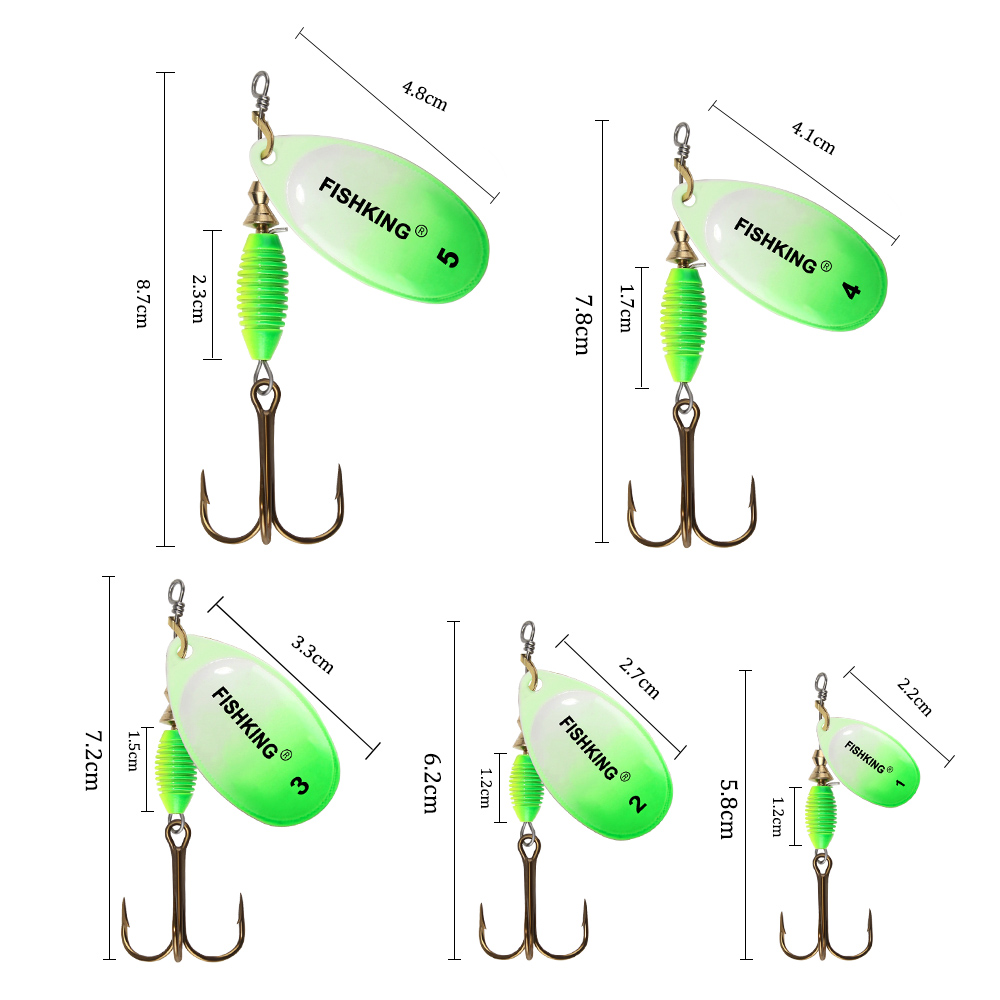 Рыболовные приманки NGB, 3 шт. – обзор и цена Fishing Lure Spinner